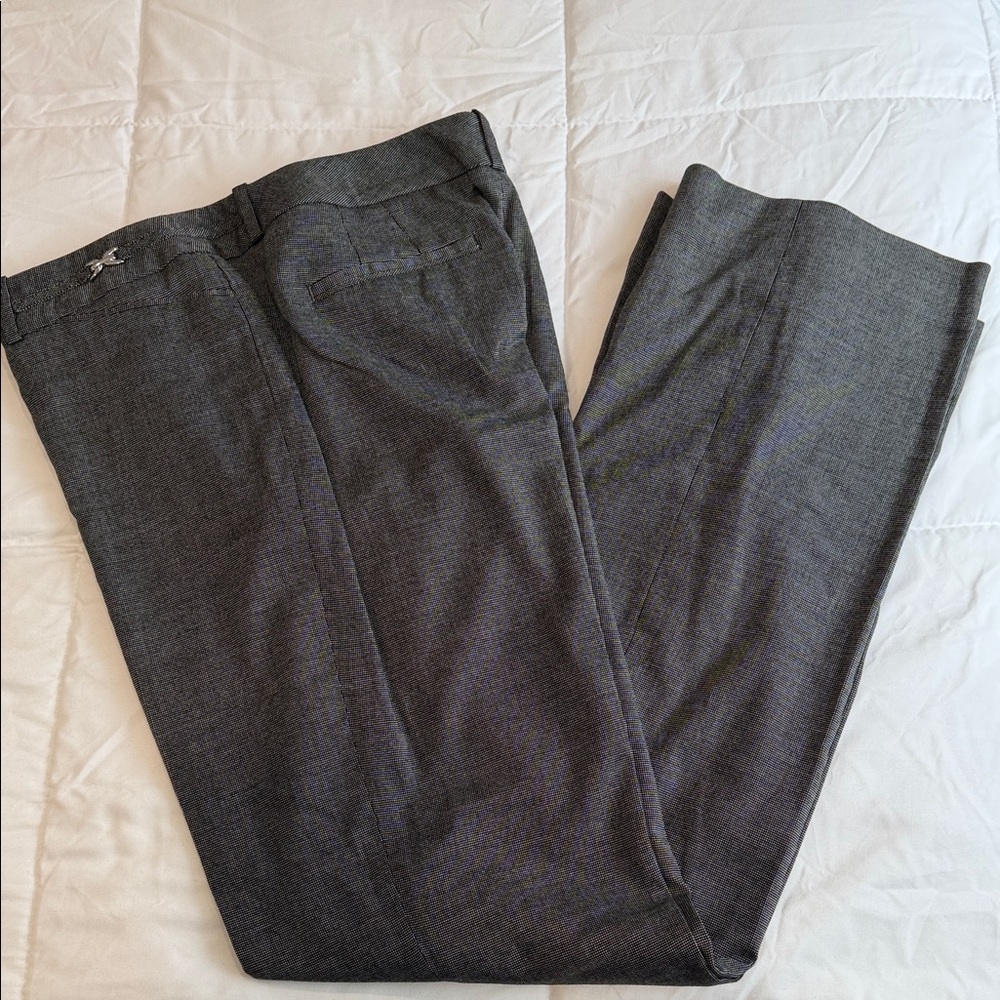 White House Black Market Women's Black Boot Cut Trousers